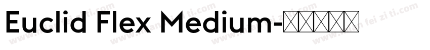 Euclid Flex Medium字体转换